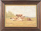 CATTLE RESTING by H. Earp Snr at Ross's Online Art Auctions