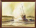 TIED UP IN DRY DOCK by John Bampfield at Ross's Online Art Auctions
