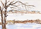 WINTER, COUNTY DOWN by William Adair at Ross's Online Art Auctions