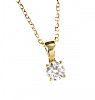 18CT GOLD DIAMOND PENDANT & CHAIN at Ross's Online Art Auctions