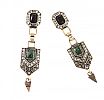ART DECO-STYLE COSTUME EARRINGS at Ross's Online Art Auctions