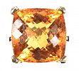 18CT GOLD CITRINE RING at Ross's Online Art Auctions