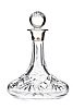 CUT GLASS DECANTER WITH SILVER MOUNT at Ross's Online Art Auctions