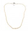 STRAND OF CULTURED PEARLS WITH DIAMOND CLASP at Ross's Online Art Auctions