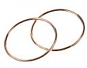 TWO ROLLED GOLD BANGLES at Ross's Online Art Auctions