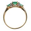 9CT GOLD EMERALD RING at Ross's Online Art Auctions