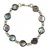 STERLING SILVER MOTHER OF PEARL BRACELET at Ross's Online Art Auctions