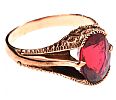 14CT ROSE GOLD RUBY RING at Ross's Online Art Auctions