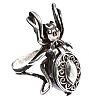 STERLING SILVER INSECT LOCKET RING at Ross's Online Art Auctions
