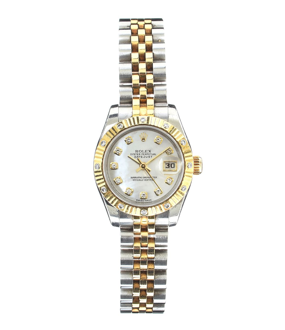 ROLEX OYSTER PERPETUAL DATEJUST LADY'S WRIST WATCH at Ross's Online Art Auctions