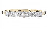 9CT GOLD HALF ETERNITY DIAMOND RING at Ross's Online Art Auctions