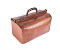 VINTAGE LEATHER GLADSTONE BAG at Ross's Online Art Auctions