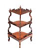 VICTORIAN ROSEWOOD CORNER WHAT NOT at Ross's Online Art Auctions