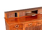 FINE EDWARDIAN INLAID MAHOGANY SERPENTINE FRONT SIDEBOARD at Ross's Online Art Auctions