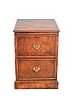 FINE WALNUT TWO DRAWER FILING CABINET at Ross's Online Art Auctions