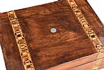ANTIQUE INLAID WALNUT JEWELLERY BOX at Ross's Online Art Auctions