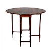 EDWARDIAN MAHOGANY GATE LEG SPIDER TABLE at Ross's Online Art Auctions