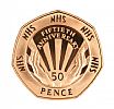 FIFTY PENCE GOLD PROOF COIN at Ross's Online Art Auctions