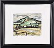 LANDSCAPE WITH COTTAGE by Norah McGuinness HRHA at Ross's Online Art Auctions