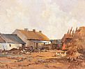 COUNTY DOWN HOMESTEAD by Maurice Canning Wilks ARHA RUA at Ross's Online Art Auctions