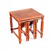 MAHOGANY NEST OF TABLE at Ross's Online Art Auctions