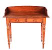VICTORIAN MAHOGANY GALLERY BACK SIDE TABLE at Ross's Online Art Auctions