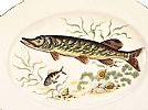 GERMAN PORCELAIN FISH PLATES & PLATTER at Ross's Online Art Auctions