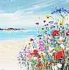 WILD COASTAL FLOWERS by Evelina Vine at Ross's Online Art Auctions