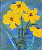 STILL LIFE , YELLOW FLOWERS by Irish School at Ross's Online Art Auctions