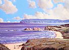 WHITE PARK BAY, CO.ANTRIM by David Overend at Ross's Online Art Auctions