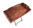 GEORGIAN MAHOGANY BUTLER'S TRAY ON STAND at Ross's Online Art Auctions