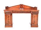 REGENCY MAHOGANY DOUBLE PEDESTAL SIDEBOARD at Ross's Online Art Auctions