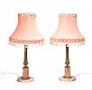 PAIR OF VINTAGE ONYX & BRASS TABLE LAMPS at Ross's Online Art Auctions