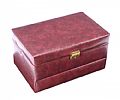 LEATHER JEWELLERY BOX at Ross's Online Art Auctions