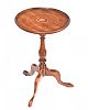 INLAID MAHOGANY WINE TABLE at Ross's Online Art Auctions