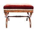 WILLIAM IV ROSEWOOD STOOL at Ross's Online Art Auctions