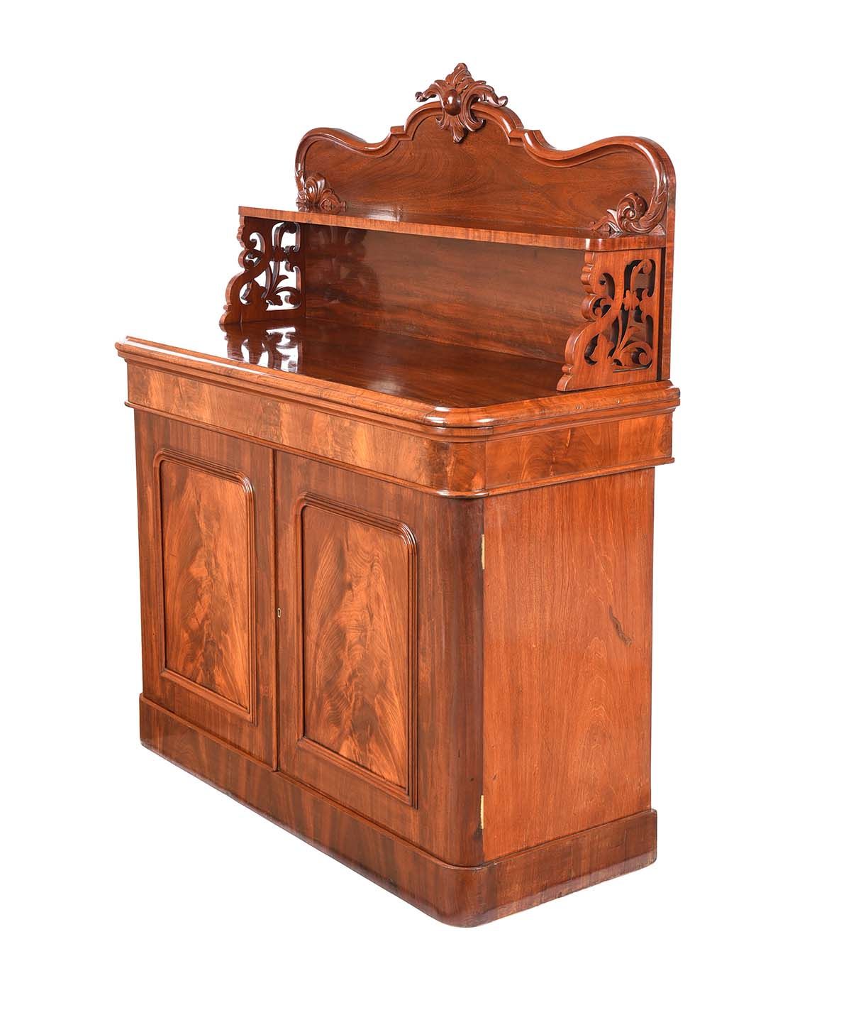 VICTORIAN MAHOGANY CHIFFONIER at Ross's Online Art Auctions