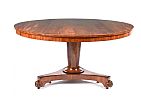 REGENCY MAHOGANY 4FT 6 INCHES DINING ROOM TABLE at Ross's Online Art Auctions