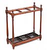 EDWARDIAN MAHOGANY STICK STAND at Ross's Online Art Auctions