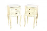 PAIR OF FRENCH STYLE BEDSIDE PEDESTALS at Ross's Online Art Auctions