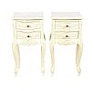 PAIR OF FRENCH STYLE BEDSIDE PEDESTALS at Ross's Online Art Auctions
