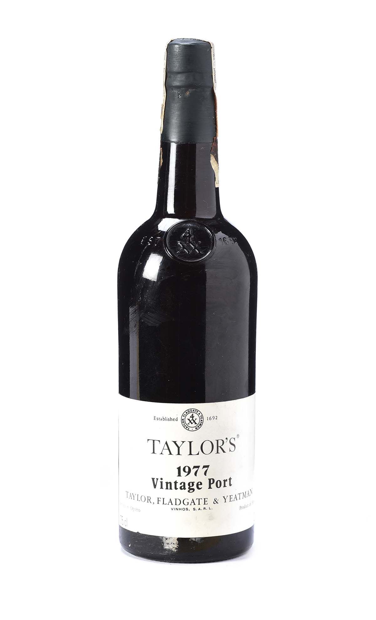 ONE BOTTLE OF TAYLOR'S 1977 PORT at Ross's Online Art Auctions