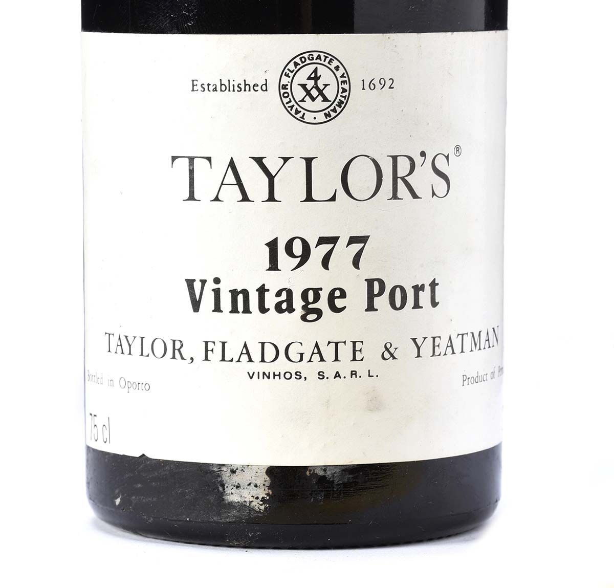 ONE BOTTLE OF TAYLOR'S 1977 PORT at Ross's Online Art Auctions