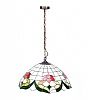 LARGE TIFFANY STYLE GLASS LIGHT FITTING at Ross's Online Art Auctions