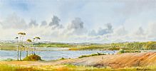 MAHEE ISLAND , STRANGFORD by Robert B. Higgins at Ross's Online Art Auctions