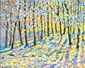 EARLY MORNING WOODLAND SNOW by Paul Stephens at Ross's Online Art Auctions