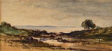 VIEW TO STRANGFORD by Rowland Hill RUA at Ross's Online Art Auctions