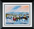 KILKEEL HARBOUR, CO.DOWN by Niall Campion at Ross's Online Art Auctions