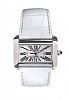 CARTIER 'TANK DIVANE' AUTOMATIC STAINLESS STEEL-CASED WRIST WATCH at Ross's Online Art Auctions