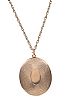 14CT GOLD LOCKET & 9CT GOLD CHAIN at Ross's Online Art Auctions